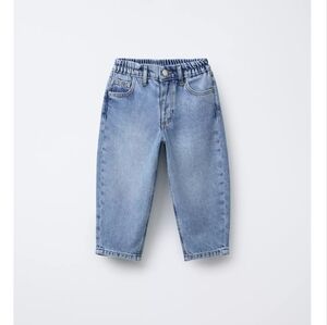 Zara Light Blue Baggy Fit Jeans